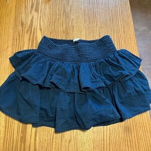 American Eagle Mini Skirt - Skort Ruffle Tiered Unfinished Edges Size Medium